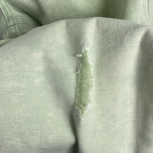 Kut From The Kloth Pastel Green Acid Wash Rachel Mom Jeans - NWT - Size 4 - Picture 9 of 15